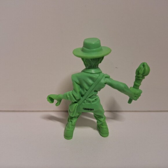Grim Trekker SLUG Zombies Series 2 Green Mini Zombie Figure 2012 Fedora Torch - Picture 3 of 5